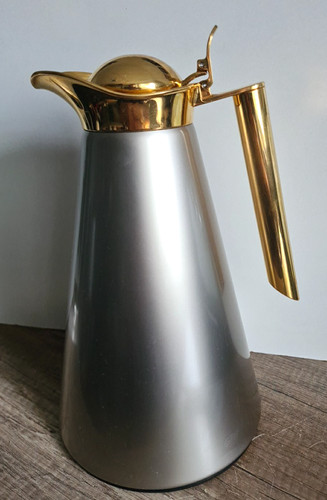 Vintage chrom isolierkanne - chrom,