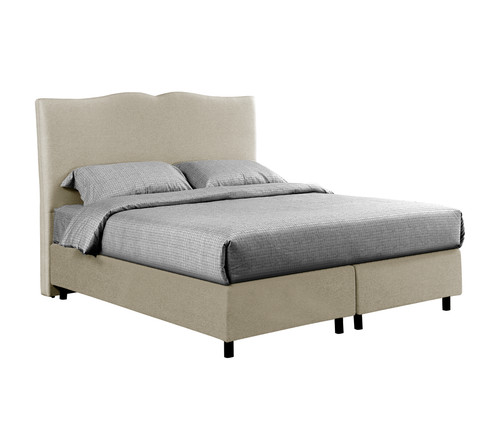 Boxspringbett polsterbett grau - boxspringbett,