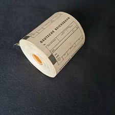 DDR Deutsche Reichsbahn Blanko-Fahrkartenrolle MSD Fahrkartenschalter original