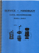 Curta Rechenmaschine Servicehandbuch zur Kontrolle/Wartung der Curta Type 1