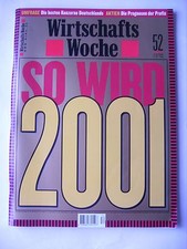 alte WIRTSCHAFTSWOCHE 2001 - Ausg. 12/2000 - komplett, neuwertig