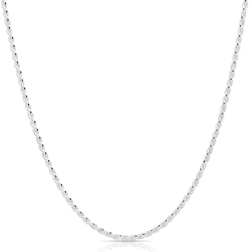 Kordelkette 3mm 925 - , silber