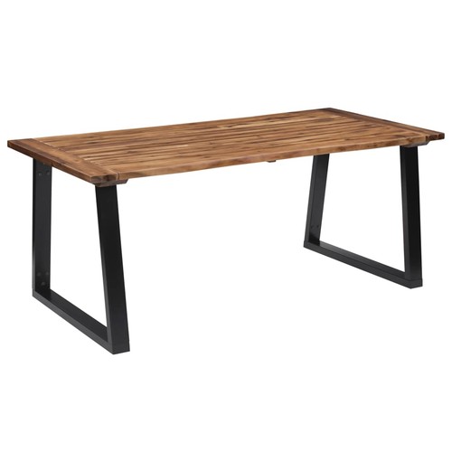 Akazie massiv esstisch 180cm - massiv,