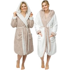 Bademantel Damen flauschig
