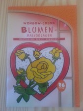 Window Color Blumen Malvorlagen