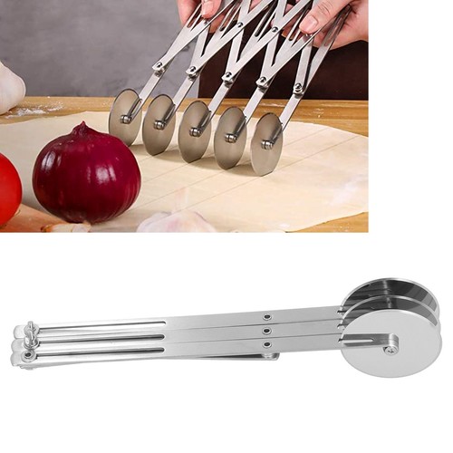 Teigroller aus edelstahl mit - edelstahl,