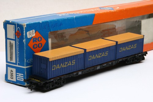 Roco 4363 containerwagen - h0,
