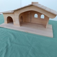 Krippenstall Bauernhof Holz