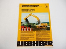 Prospekt Liebherr R 902 Litronic Hydraulikbagger mit MAN LKW Technische Info 92