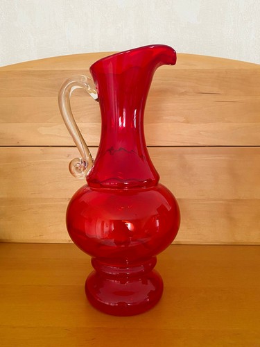 Glas krug vase - vase, vintage