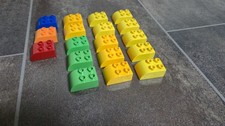 Lego Duplo 18 x Dachsteine + 5 x negativ gewölbt Konvolut (Set 1)