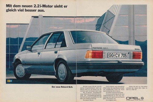 Opel rekord gls reklame - rekord,