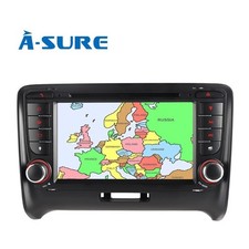 7 Zoll AutoRadio Bluetooth USB AM FM BT DVD GPS Navi Mikrofon für Audi TT 8J TTS