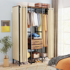 Offener kleiderschrank mit - kleiderschrank,