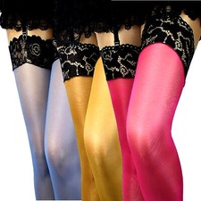 Strapsstrümpfe mit Spitze