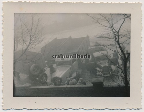 Orig foto soldaten bei lkw - foto,