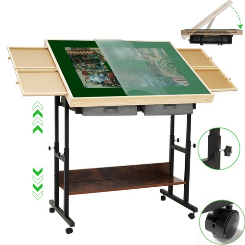 1500 teile puzzletisch holz - teile,