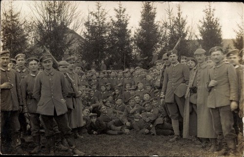 Foto deutsche soldaten in - ak,