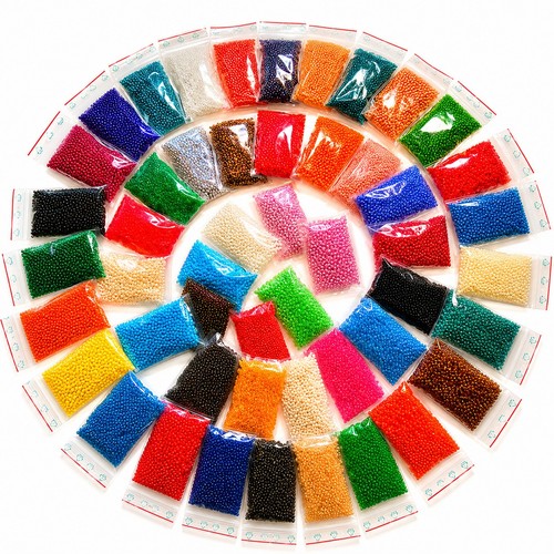 Rocailles glasperlen farben - 30,