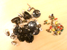 Lot 52 Lämpchen Fassungen Bakelitfassung E10 E5,5 Kugellämpchen  Stecker 2,5mm