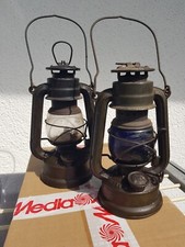 Ww2 Luftschutz Sturmlaterne Feuerhand Superbaby 175 Blau Jenaer Glas & Japanisch