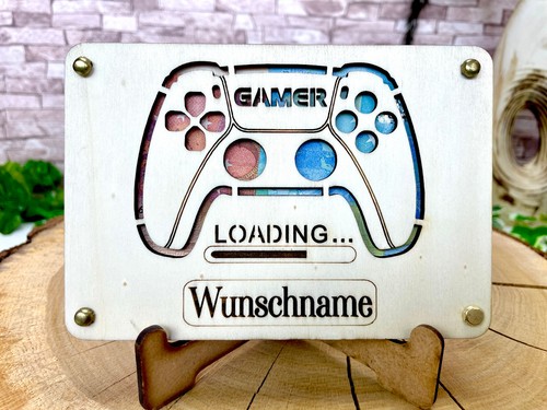 Geldgeschenk gamer holz - geldgeschenk,