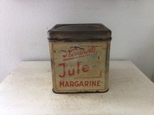 Alte Blechdose“Nordholts Jule Margarine“ Shabby Dänemark Brocante Landhaus Deko