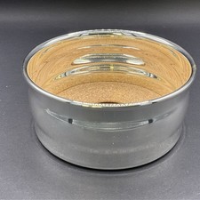 Fink Weinflaschenuntersetzer versilbert - Wine Coaster