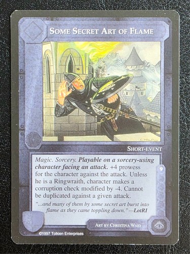Some secret art flame meccg - of,