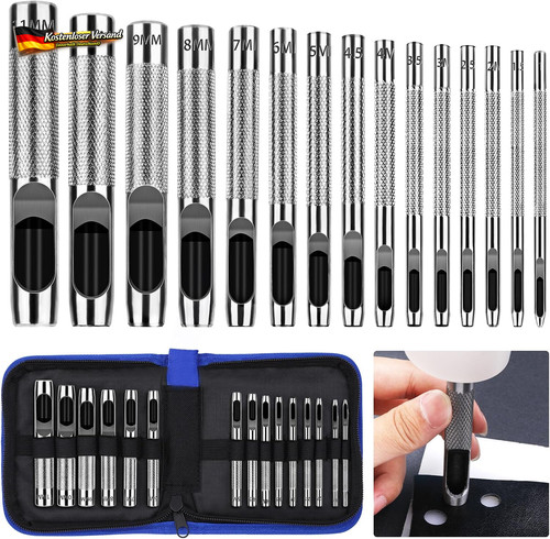 Leder lochstanzer set - lochstanzer,