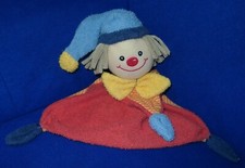 Sterntaler Frottee Schmusetuch Clown Harlekin rot orange blau