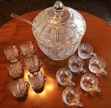 Bowle Bleikristall geschliffen