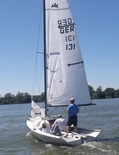 Microclass jolle segelboot