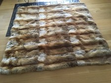 Pelzdecke Rotfuchs Plaid Tagesdecke