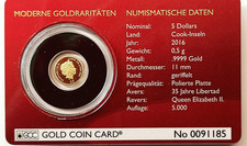 Cook-Inseln - 5 Dollars Gold