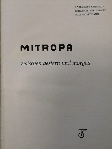 Mitropa zwischen gestern und
