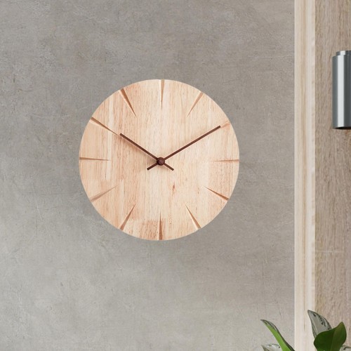 Wanduhr aus massivem - , holz