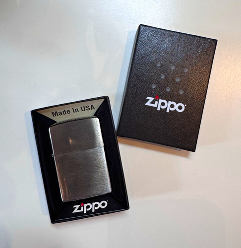 Zippo feuerzeug silberfarben - zippo,