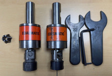 2 x Edalmatic Edalco Geneve Gewindeschneidfutter / Gewindeschneidköpfe