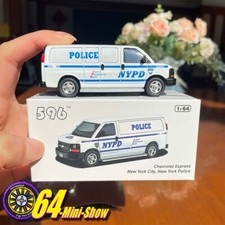 596 Modell 1:64 Chevrolet Express New York City New York Police Modellautos