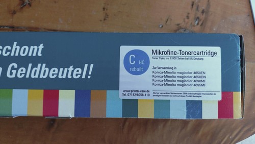 Toner cyan konica minolta - konica,