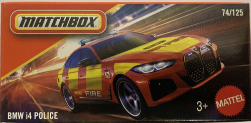 Matchbox 2026 bmw i4 police - matchbox,