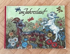 Im Jahreslauf Rudolf Arnold Verlag Leipzig DDR Pappbilderbuch 3. Auflage