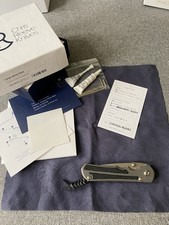 Chris Reeve Inkosi Magnacut Black Canvas Micarta