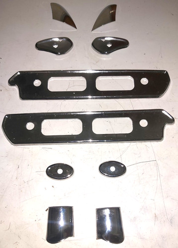 Chrom satz für armlehnen - chrom-satz,