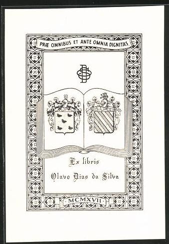 Exlibris glavo dias - exlibris,