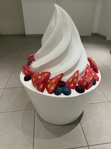 Frozen yogurt aufsteller - aufsteller,