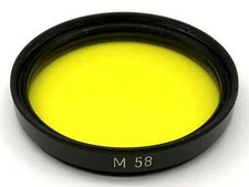 Carl Zeiss Jena Farbfilter 58mm Filter Gelb Kreisförmig Filtergewinde