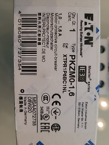Eaton pkzm0 a - pkzm0-1,6,