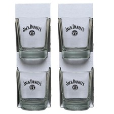 4x Jack Daniels Whiskey Glas 2 cl 4 cl Gläser Old No. 7 Longdrink Gastro Bar NEU